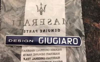 2002-06 Maserati Spyder & Coupe New Design Giugiaro Quarter Panel Emblem Oem • $15