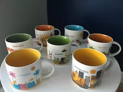 £14.95 • Buy Starbucks Mug You Are Here Collection Mugs 14FLOZ - Loads To Choose From!!!