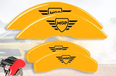 Front + Rear Yellow  MGP  Brake Disc Caliper Covers Fits: 2024 Subaru Crosstrek • $249