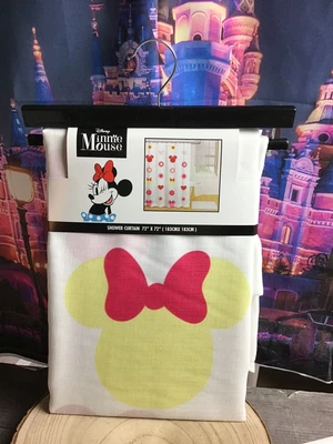 $25.95 • Buy Disney Minnie Mouse Shower Curtain 72 X 72 -brand New 