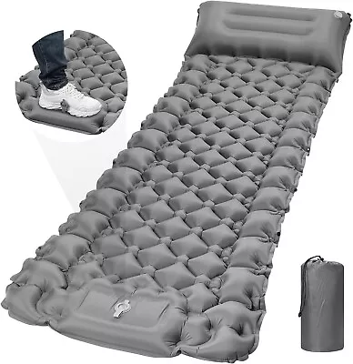 Sleeping Pad - WANNTS Ultralight Inflatable Sleeping Pad For Camping 75''X25'' • $79.99