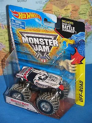 Hot Wheels Monster Jam Monster Mutt Dalmatian Truck #29 Off-road Battle Slammer • $29.99