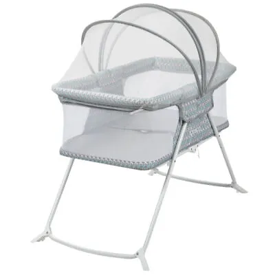 Cosco BT084GCW Folding Sleep Spot Bassinet With Cover - Gray • $49.99