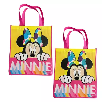 2-Pack Disney Minnie Mouse XL Premium Tote Bag Size 17  X 6  X 16  In Pink • £12.52