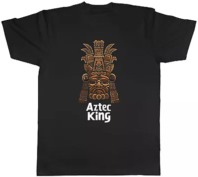 Aztec King Mens T-Shirt Tiki Tribal Warrior Tee Gift • £9.99