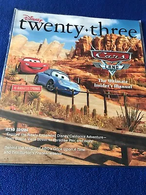 Disney D23 Magazine CARS Land Fall 2012 • $23