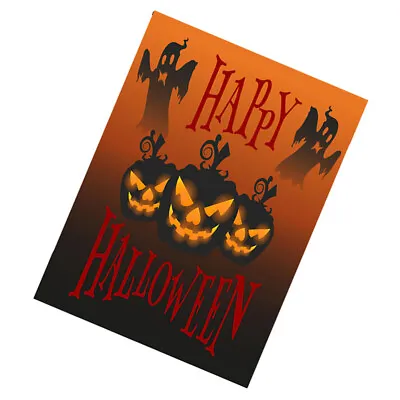  Halloween Decor Small Garden Flag Banner Front Yard Decoration • £9.99