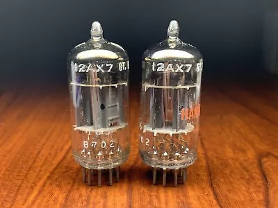 Matched Pair Mullard Blackburn 12AX7 Vintage Amplitrex Tested Vacuum Tube • $110