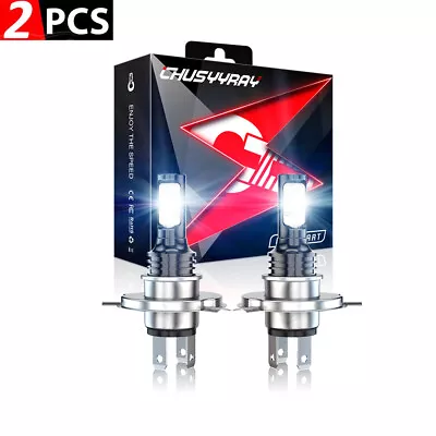 H4 9003 LED Headlight Bulbs Conversion Kit Hi/Low Dual Beam For Car & Motorcycle • $14.99