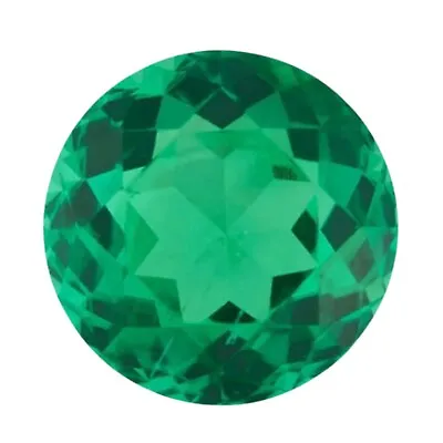 Emerald Round Faceted Loose Gemstone 3 Mm 0.16 Cts Lustrous Cut Gemstone • $11.99