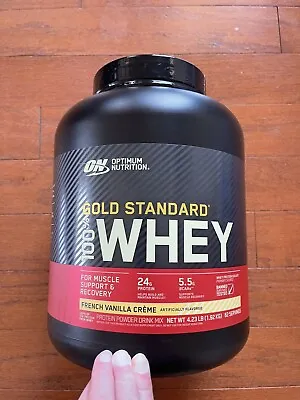 Optimum Nutrition Gold 100% Whey Protein French Vanilla Creme 4.23LB 62 Servings • $57