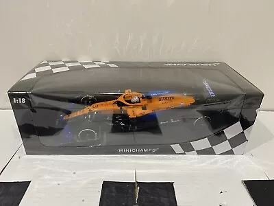 1:18 Minichamps Mclaren F1 MCL35M Daniel Ricciardo 2021 Italian GP Winner • $219