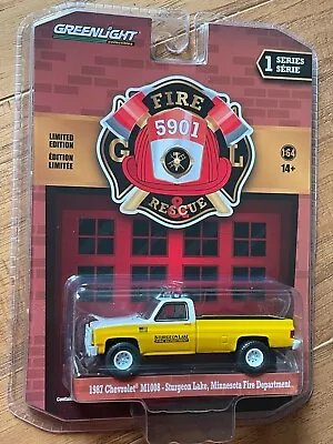 Greenlight Collectibles Fire & Rescue Chevy M1008 - Sturgeon Lake Mn Fire Dept. • $12.95