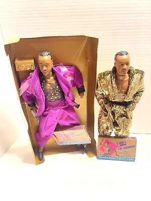 Lot Of 2 MC Hammer Dolls 12  Action Figure W/ 2 Cassette Tapes 1991 Mattel • $49.99