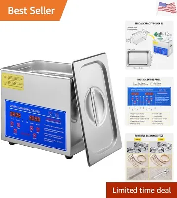Professional Ultrasonic Cleaner Easy To Use With Digital Timer & Heater Sta... • $108.99