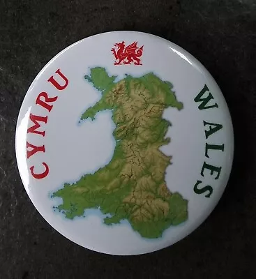 £2.21 • Buy Map Of Wales, Cymru Wales - Fridge Magnet - 58mm Diameter