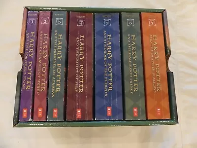 Harry Potter The Complete Series J.K. Rowling Books Box Set 1-7 Case Paperback • $28.99