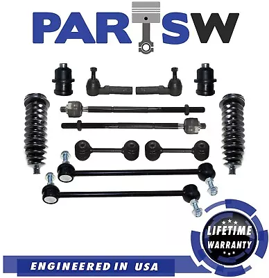 12 Pc Steering & Suspension Kit Ball Joints Tie Rods Sway Bar For Chrysler Dodge • $59.91