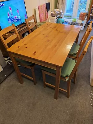 Ikea Jokkmokk Dinning Table And Chairs • £100
