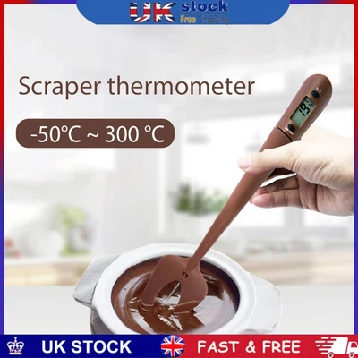 £11.99 • Buy Spatula Thermometer Cooking Candy Chocolate Water Food Temperature Sensor Meter