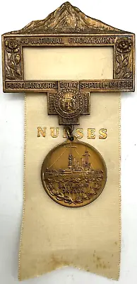 September 1938 40th Spanish War Veterans Nurses Medal Pinback Tag Portland OR • £168.61