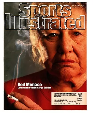 1996 Sports Illustrated Magazine - RED MENACE  CINCINNATI OWNER MARGE SCHOTT • $9.50