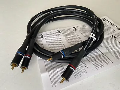 Monster Cable Original Referenced High Resolution Audio RCA Interconnect Cable • $85