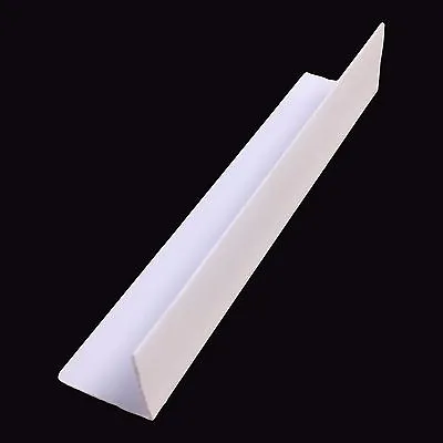 £7.45 • Buy White PVC Angle Trim 25 X 25mm Plastic 90 Degree Angle Bathroom Panels Cladding