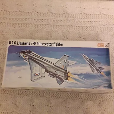 VINTAGE Frog F266 1:72 Scale BAC Lightning F.6 Interceptor Plastic Model Kit • £21.50