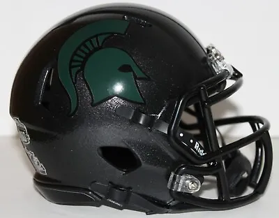 2023 Michigan State Spartans Black Hammered Riddell Mini Helmet • $75