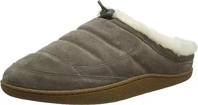 Clarks Pilton Mule Slip On Mule Stone Suede Men's Slippers Size UK 12G/47 • £33.99