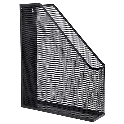 Single Black Mesh A4 Document Holder Letter Filing Paper Office Desk Organizer • £8.50