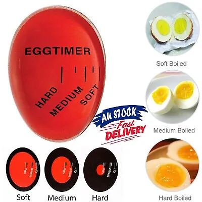Colour Changing Egg Timer Perfect Boiled Eggs Temperature Kitchen Cooking Helper • $11.99