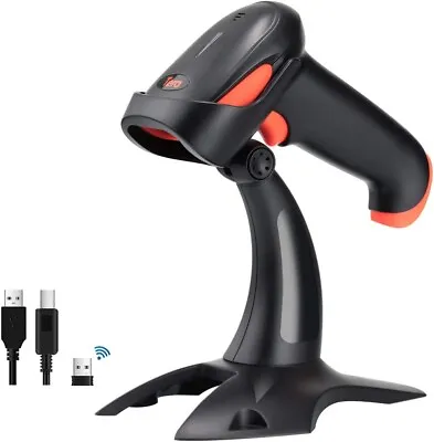 Tera Pro Fully Upgraded Wireless 2D QR Barcode Scanner With Stand • $17