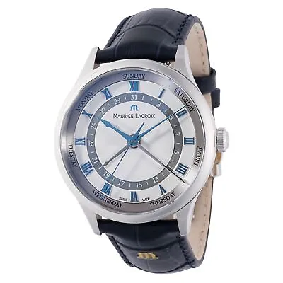 Maurice Lacroix MP6507-SS001-110-4 Men's Masterpiece Tradition 5 White Dial • $1095