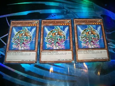 3x Magician's Valkyria Unlimited Edition Common LDK2-ENY17 Yu-Gi-Oh! • $1.45