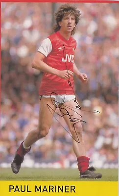 £8 • Buy PAUL MARINER (Arsenal, England, Plymouth & Portsmouth FC) Hand SIGNED Picture