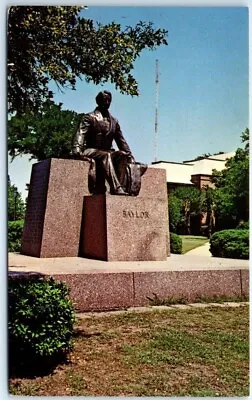 Postcard - Judge R. E. B. Baylor Statue - Baylor University Campus - Waco Texas • $3.46