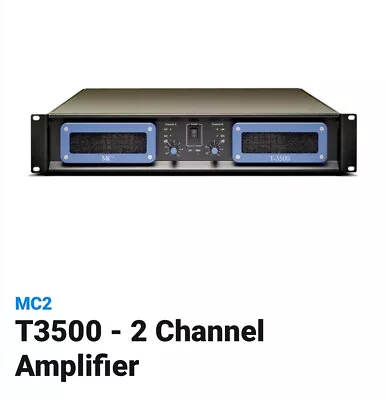 MC2 T3500 PA Amplifier • £1100