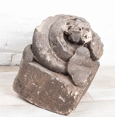 £495 • Buy Antique 13th/14th Century Medieval Carved Stone Gargoyle Corbel