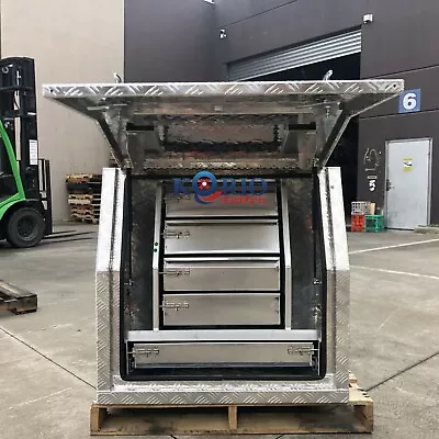 $1000 • Buy Aluminium Toolbox Ute Truck Front OpenToolbox Drawers Storage 900 X 600 X 850 Mm