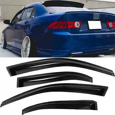 Fits For 2004-2008 Acura TSX Window Visor Deflector Vent Sun Rain Guard Shade* • $27.99