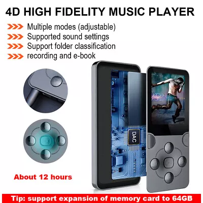 Portable MP3 Player Noise Reduction HIFI Music MP4 Player E-book Video  Speaker • $20.55