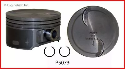 Single Piston - For GM/Chevrolet 6.0L 364 Dish Top Hyper Coated - Size = STD • $38.66