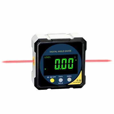 Digital Angle Finder With Electronic Laser - 4-side Strong Magnetic Angle Gauge • $22.55