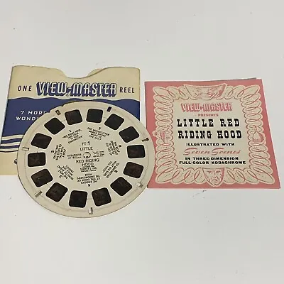 Vintage  Single View Master Reels Your Choice- Pick # Lot FT- Fairy Tales Series • $6.30