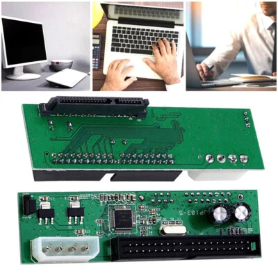 £7.03 • Buy 1X PATA IDE TO SATA Converter Adapter Plug 7+15 Pin 3.5/2.5 SATA HDD DVD Green