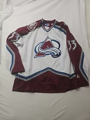 Patrick Roy Vintage Starter Colorado Avalanche NHL Hockey Jersey 1997-99 XL 90s • $130