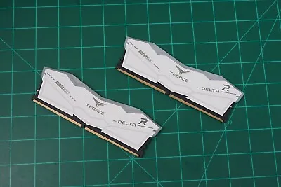 TEAMGROUP T-FORCE DELTA RGB 32GB (2 X 16GB) PC5-41600 (DDR5-5200) DIMM Memory • $81.99