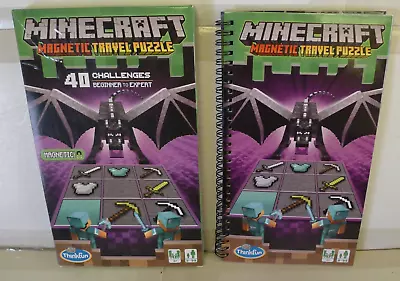 Minecraft Magnetic Travel Puzzle - 40 Challenges W/Box & Instructions - Complete • $15.77